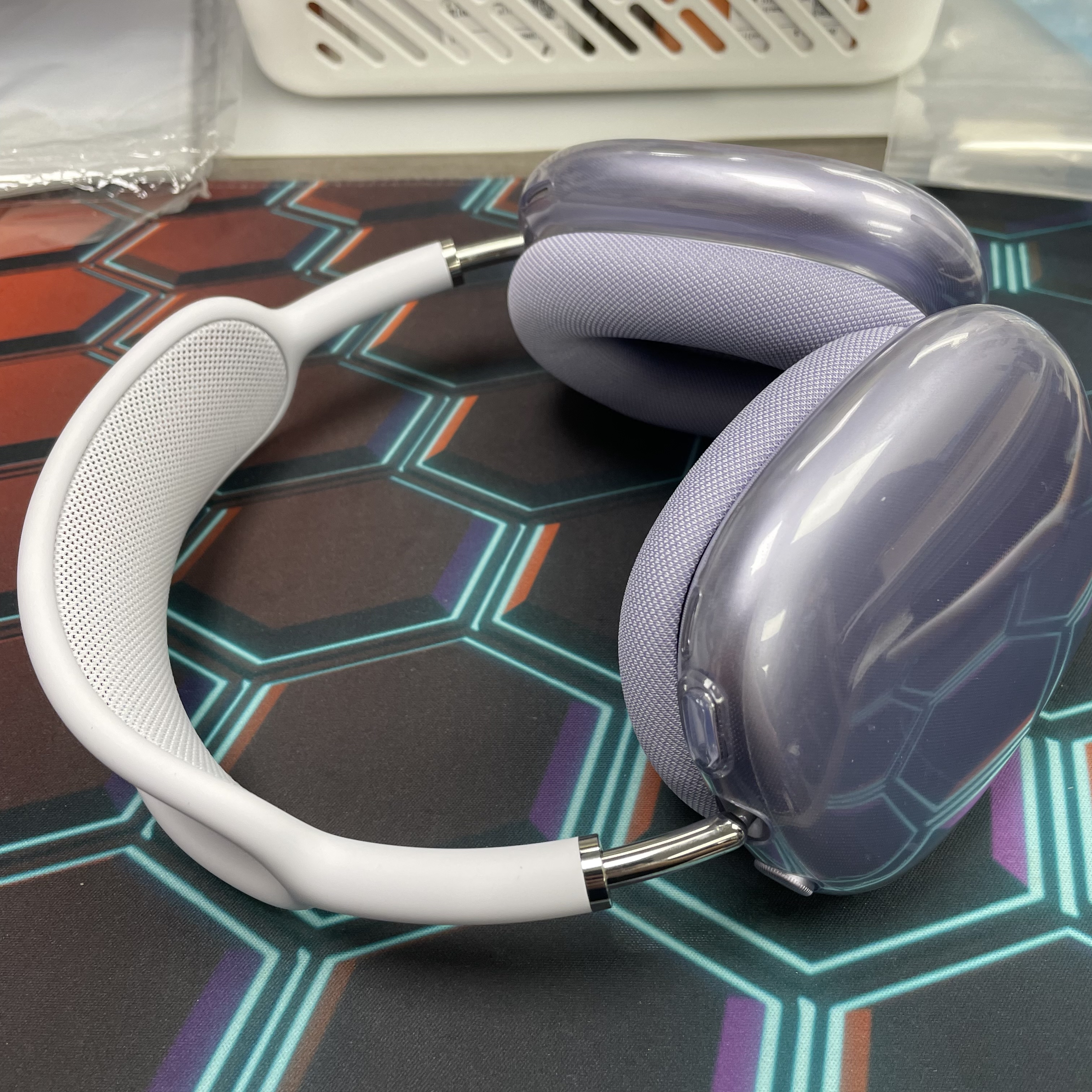 *7687 Apple AirPod Max 1代 頭戴式 紫色 purple