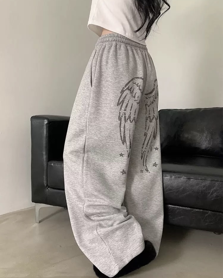 韓國patpat天使翼圖案薄棉褲🪽//優惠做到4月2號//