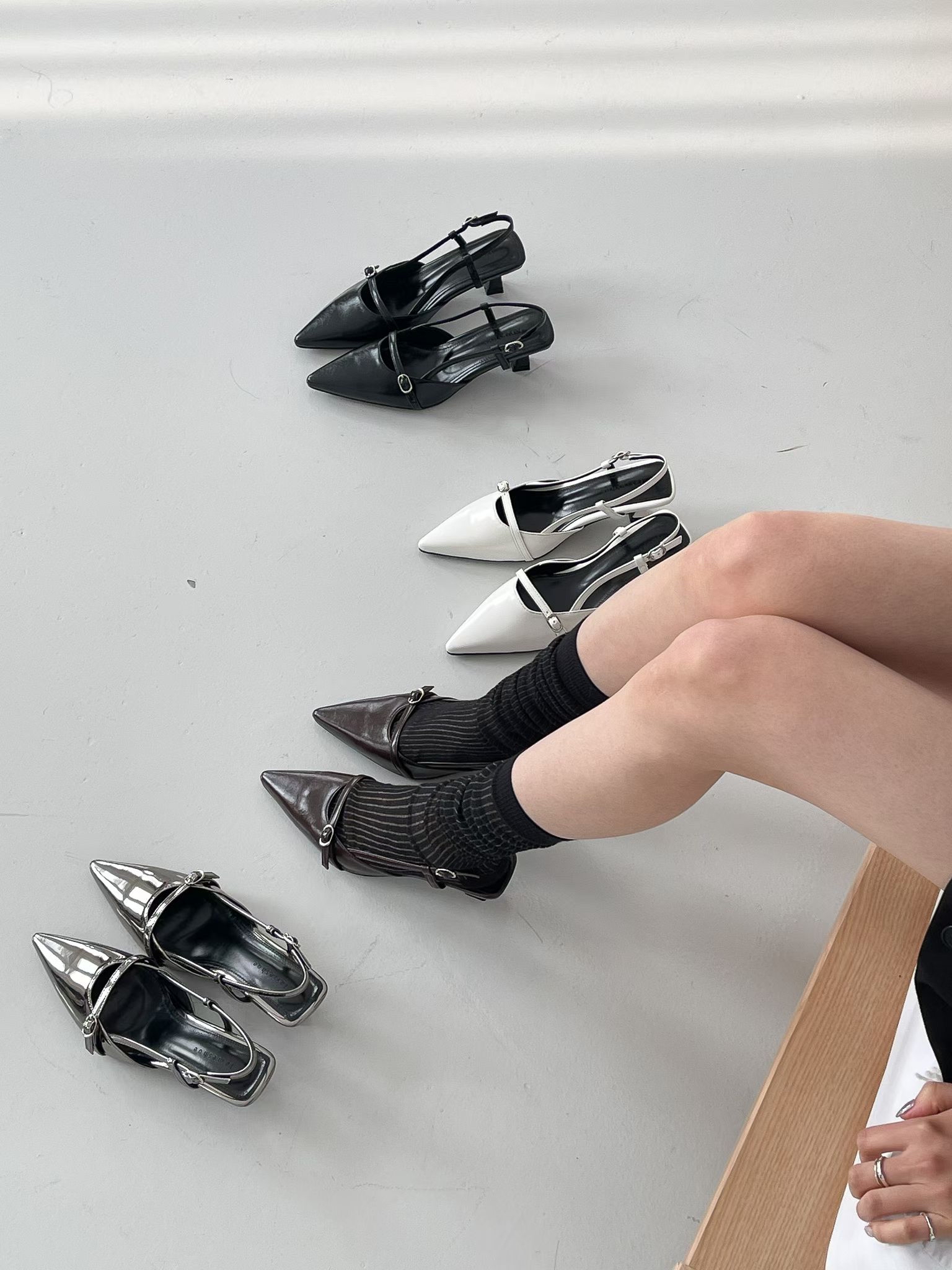 26SS/ 6CM SLINGBACK HEELS