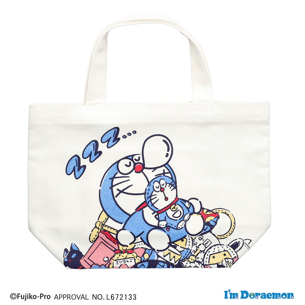[訂購] 多啦A夢袋 法寶圖案 化妝袋 拉鏈袋 Totebag 布袋 手提袋｜Doraemon禮物