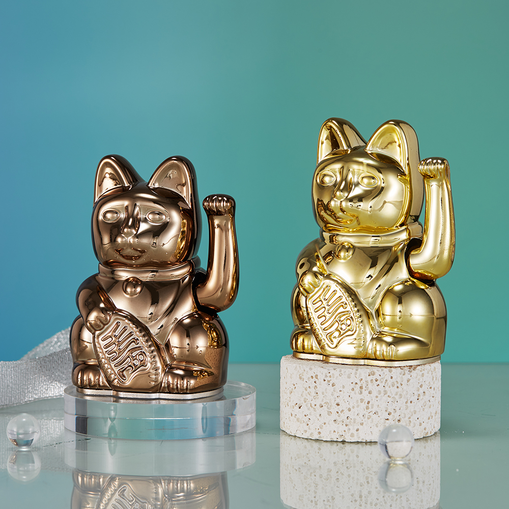 📦訂購 台灣代購 Mini Lucky Cats 迷你幸運繽紛自動招手招財貓