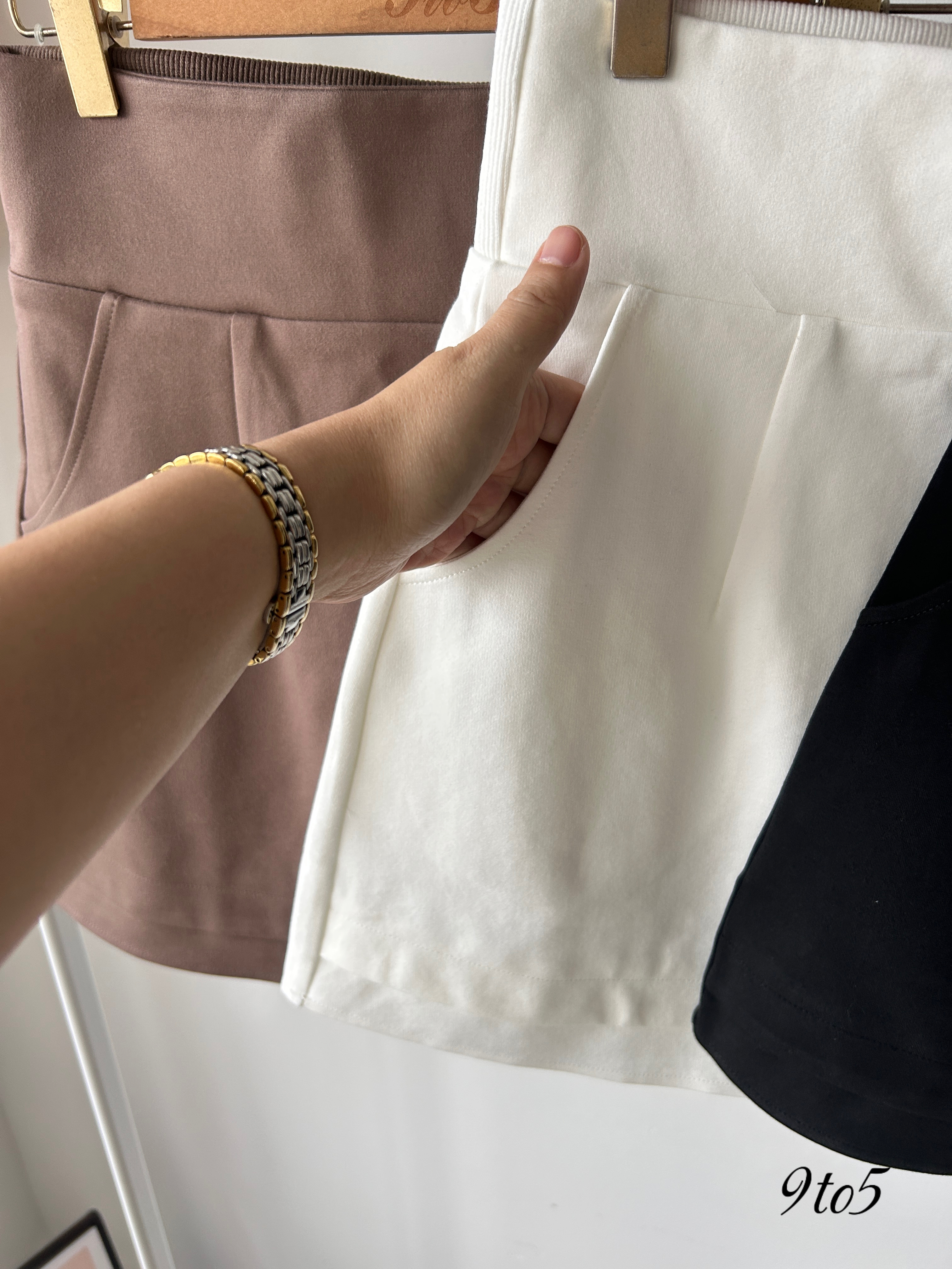 S1807 A Line Short Skirts - 3 colors