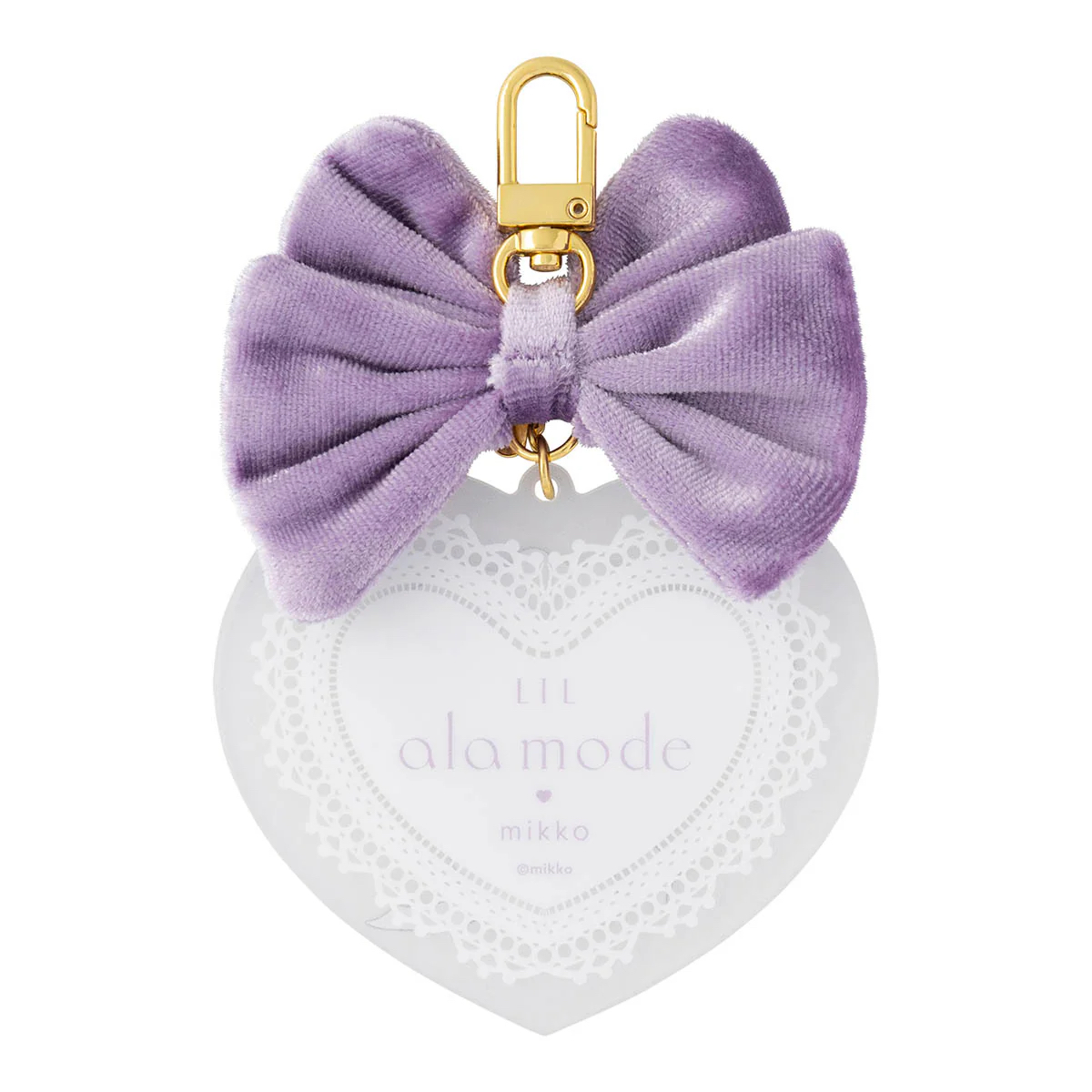 🎀【預訂】 Lil ala mode 心形蝴蝶結掛飾 Cammy