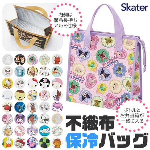 【⭐訂購⭐】🌀 🇯🇵 日本直送 🇯🇵 #Skater 卡通拉鍊保溫袋 🌀 [PLED-0117] [260621]