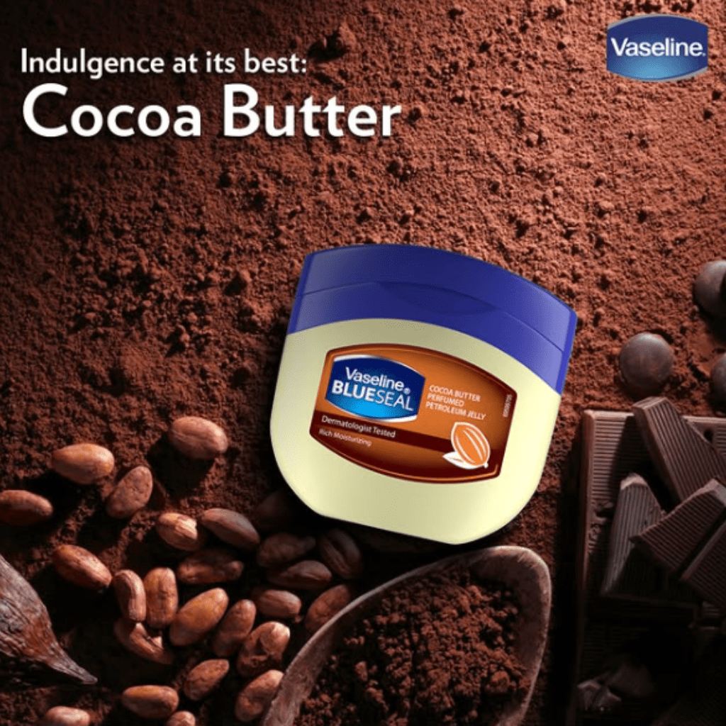 Vaseline Blue Seal Petroleum Jelly 50g/100g  - Cocoa Butter