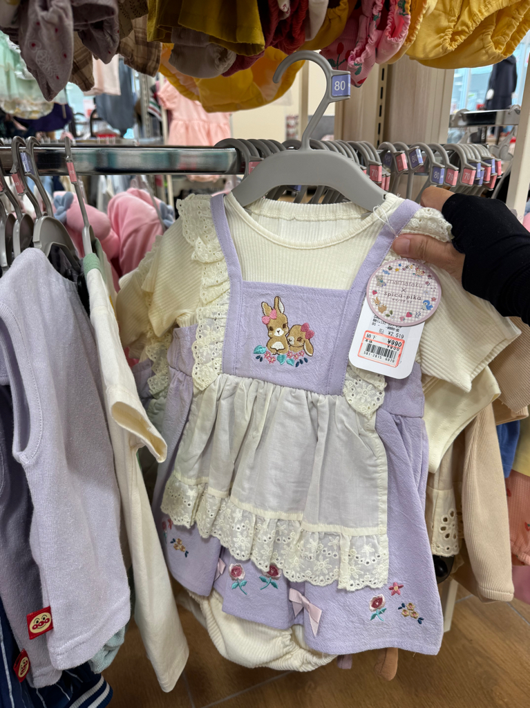 ✨連線商品需補運費✨日本 Birthday 特價 BB 連身衣 (Size 80)
