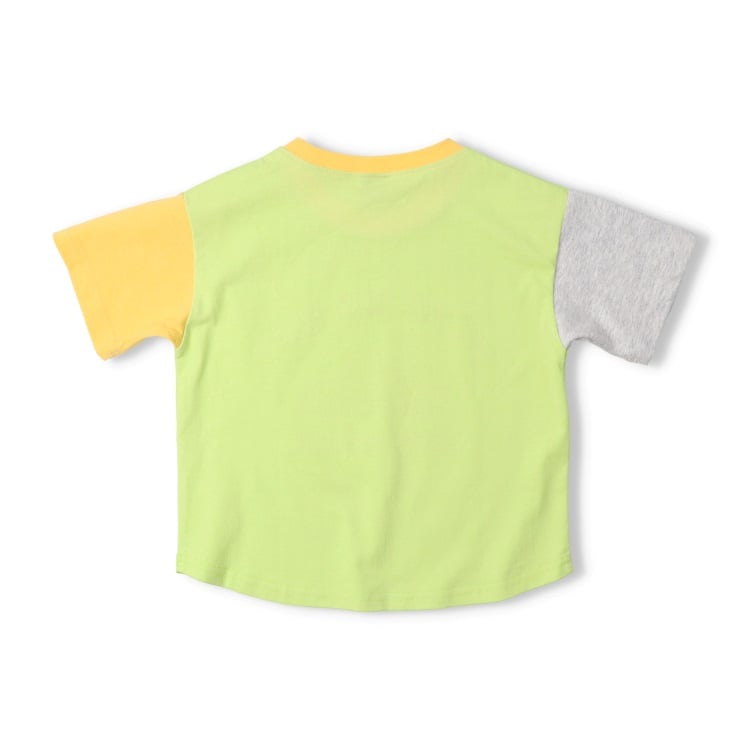 🆕【⭐訂購⭐】 🌀汽車/恐龍刺繡 拼色袖 短袖 tee［2款選］🌀[ELGA-0023][260805]