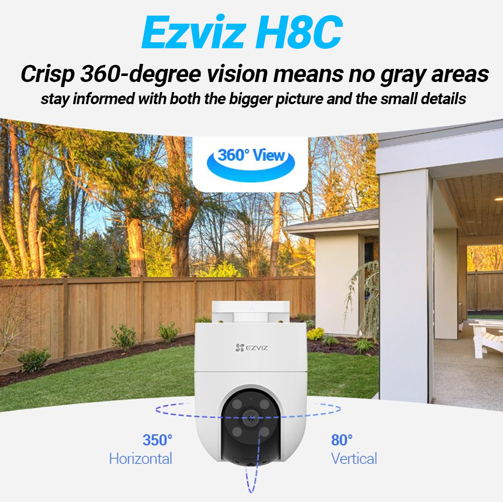 Ezviz C6N H8C C8C BC2 2MP 4MP Wireless Smart IP Camera CCTV Security Motion 2-way talk voice Dashcam