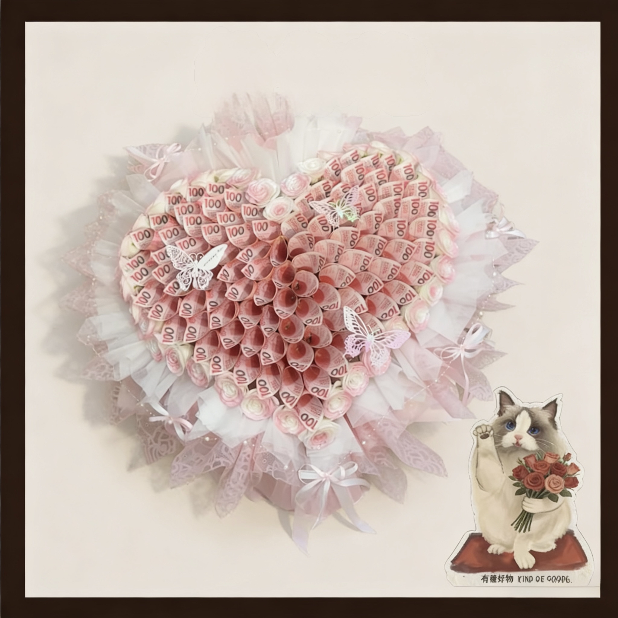 「給你花」銀紙花束