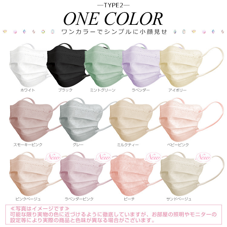 瘦面馬卡龍色口罩(1盒20入) -1盒- 現貨