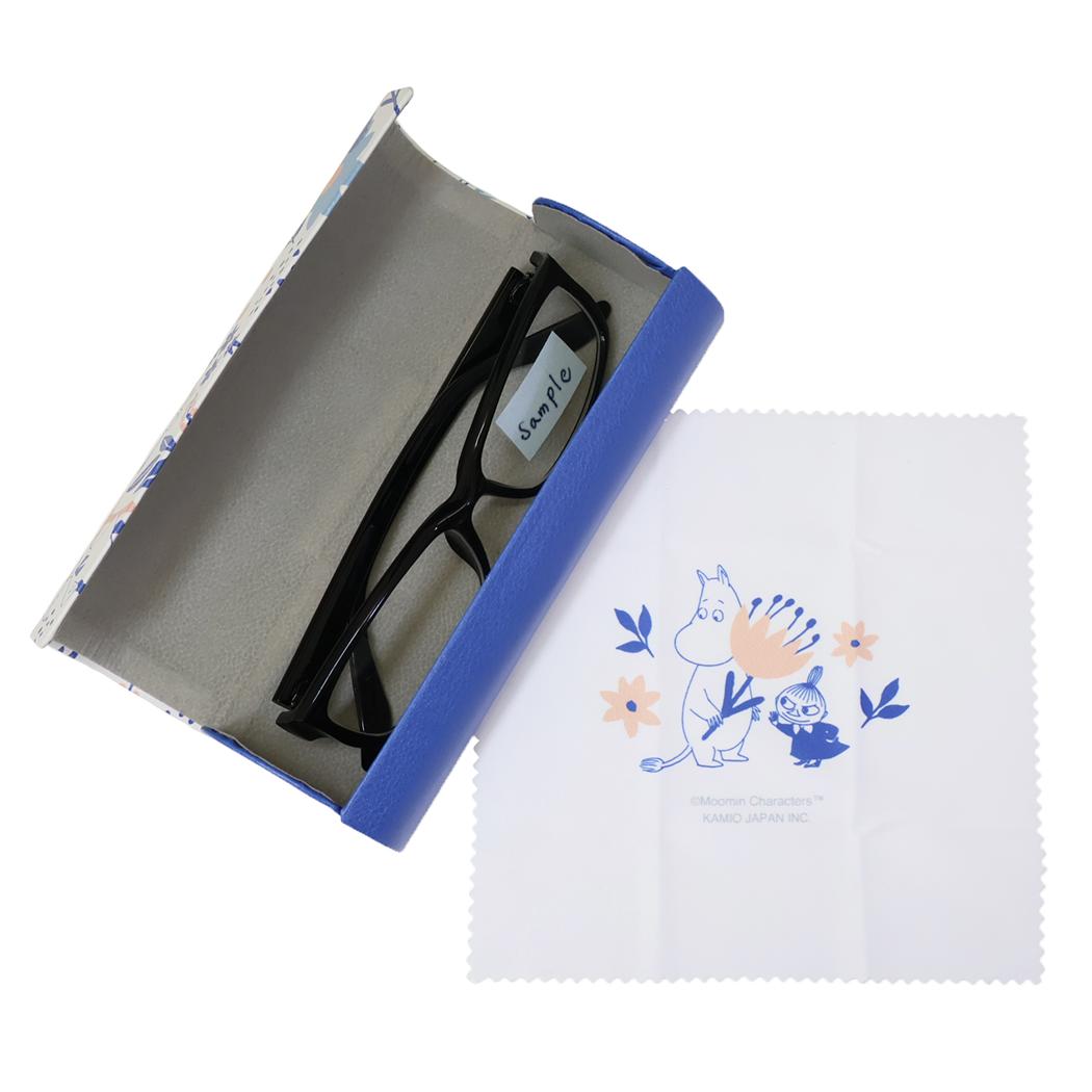 現貨｜Moomin 姆明 日版 眼鏡盒 + 眼鏡布 套裝 (230205)