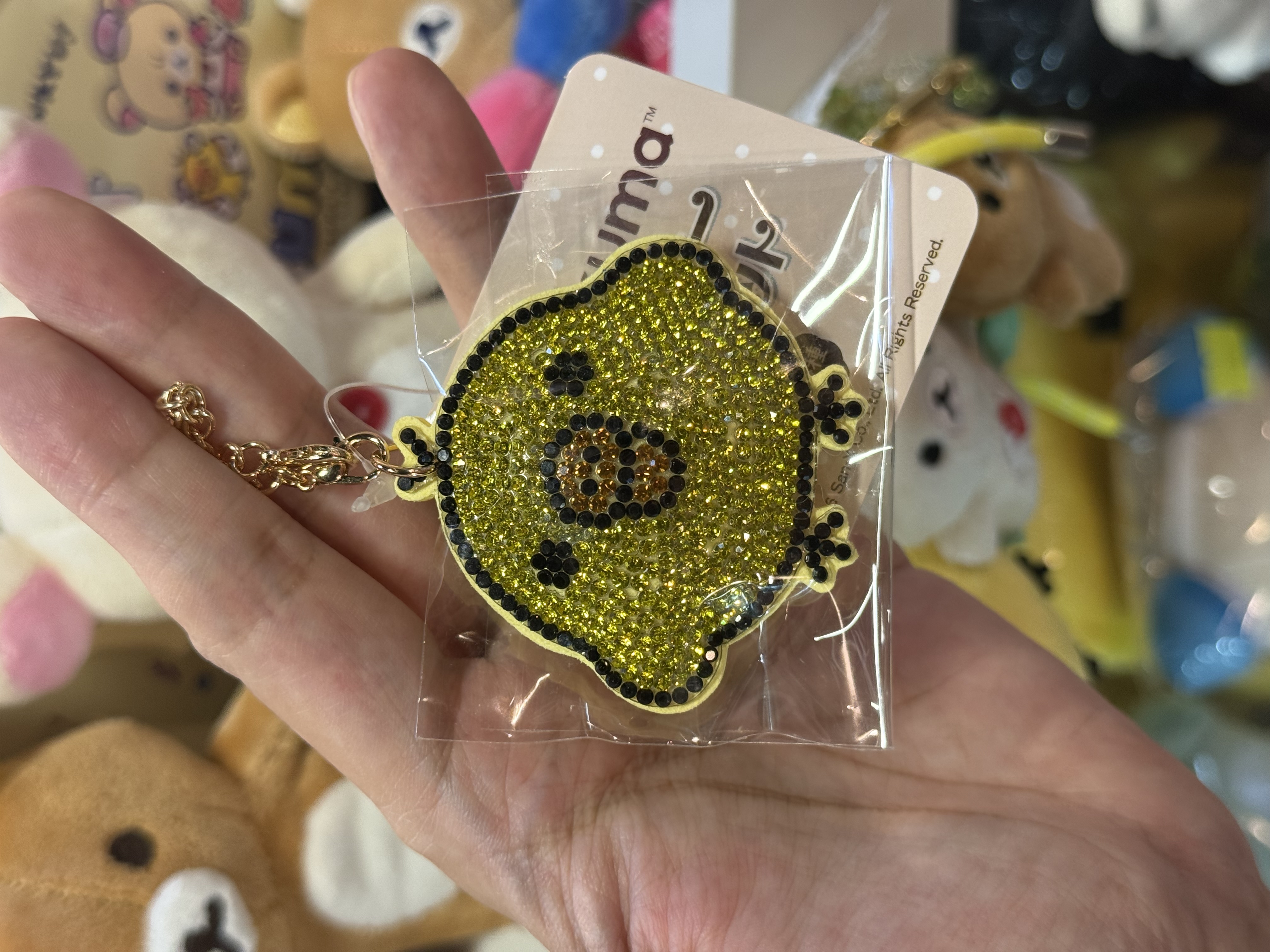《現貨》全新Rilakkuma 閃石掛飾