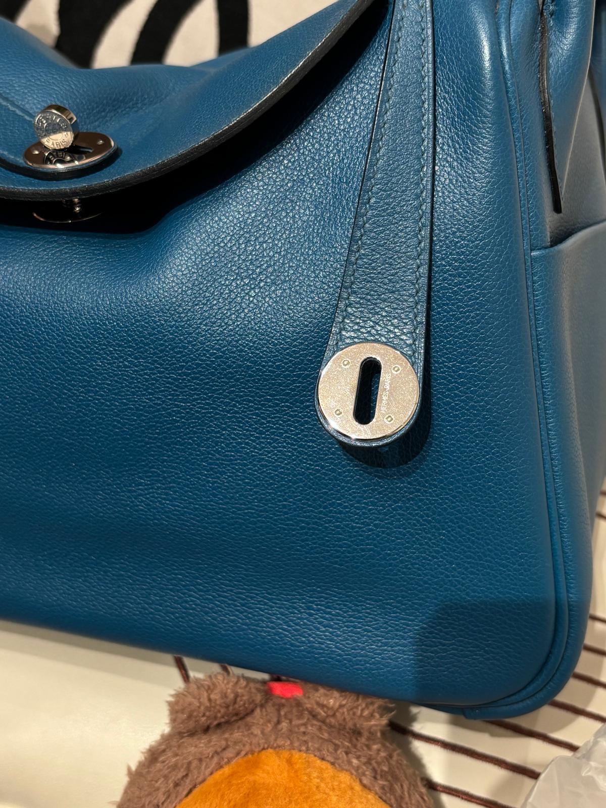 Hermes Lindy 30,evercolor 牛皮 100%Authentic ,95%new ✅塵袋✅盒