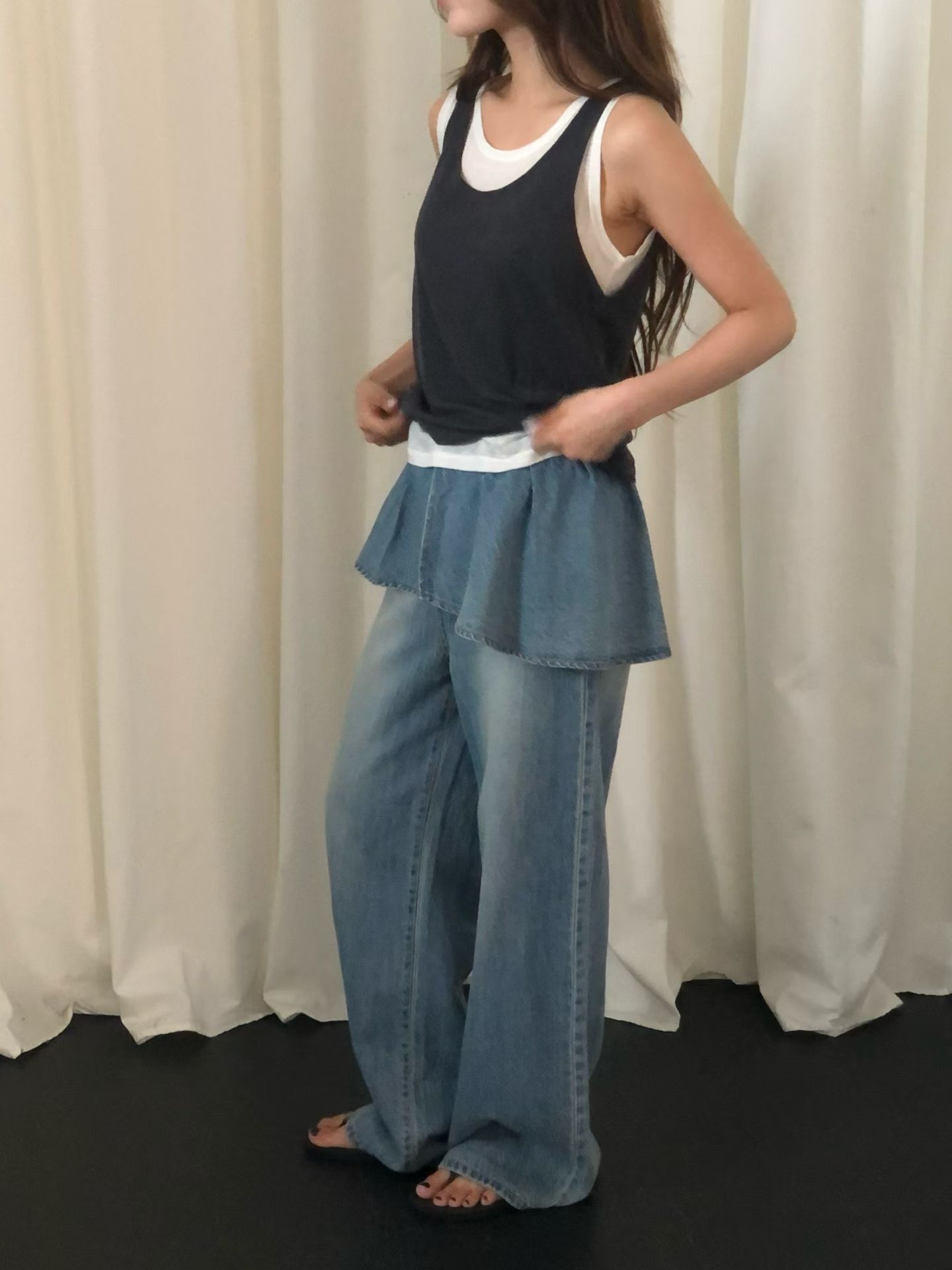 東大門女裝 | 2Layer Sleeveless 