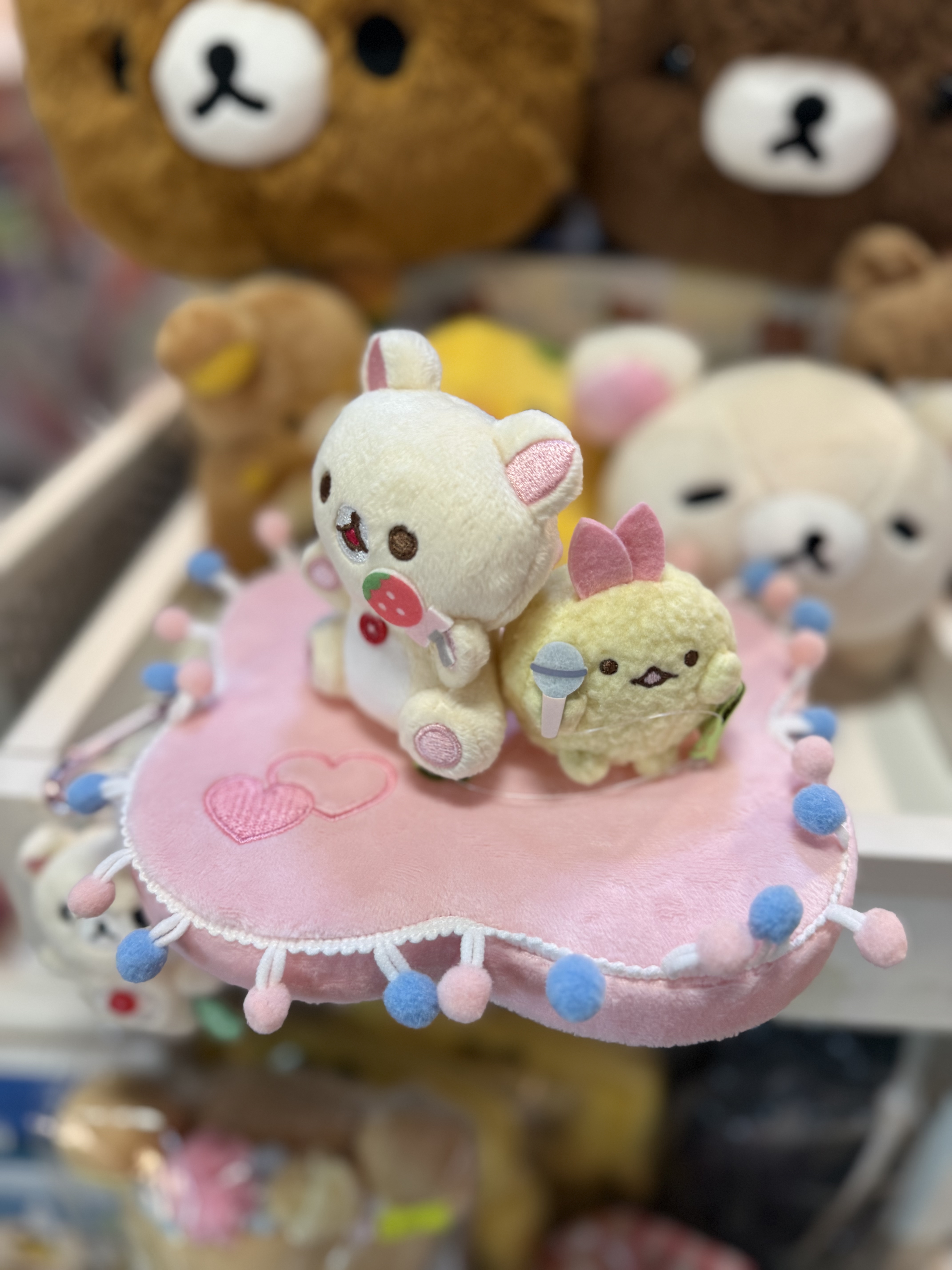 《現貨》全新San-x全員共演系列 小白熊+炸蝦+舞台座套裝公仔