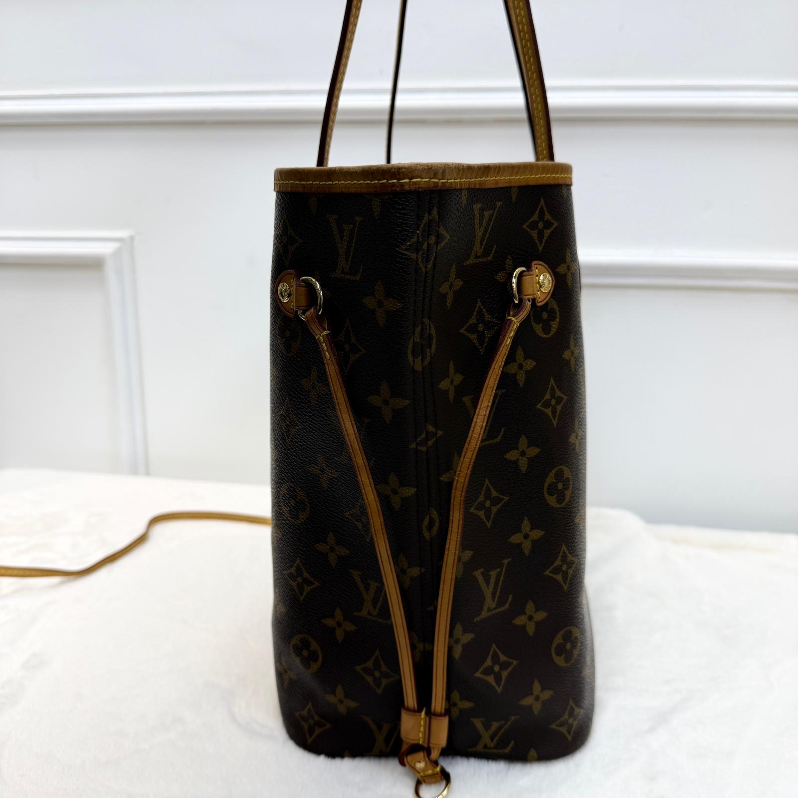 超抵價‼️經典中古老花LV Neverfull M'm