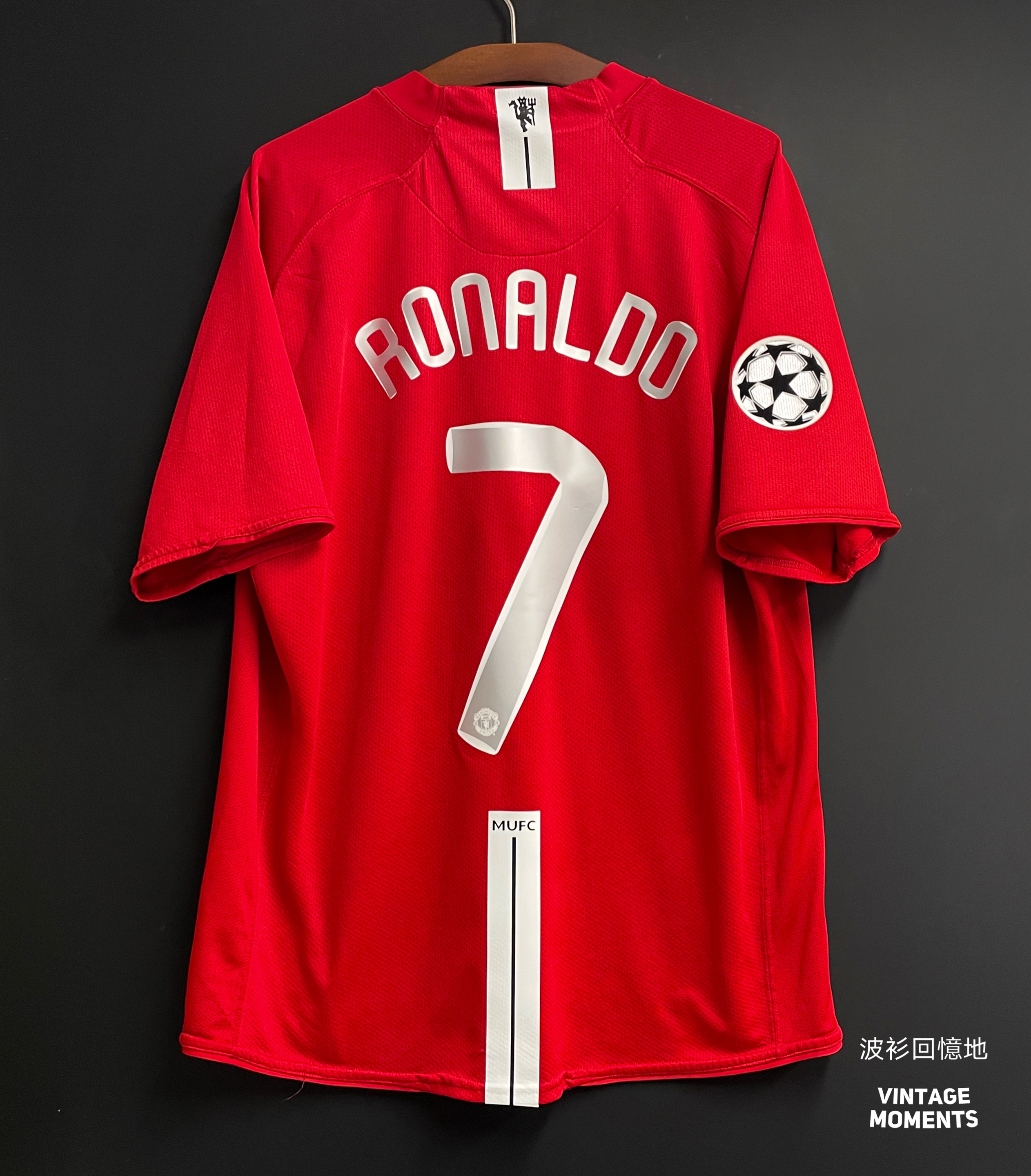 曼聯07/08主場 C朗拿度 MANCHESTER UNITED HOME SHIRT RONALDO