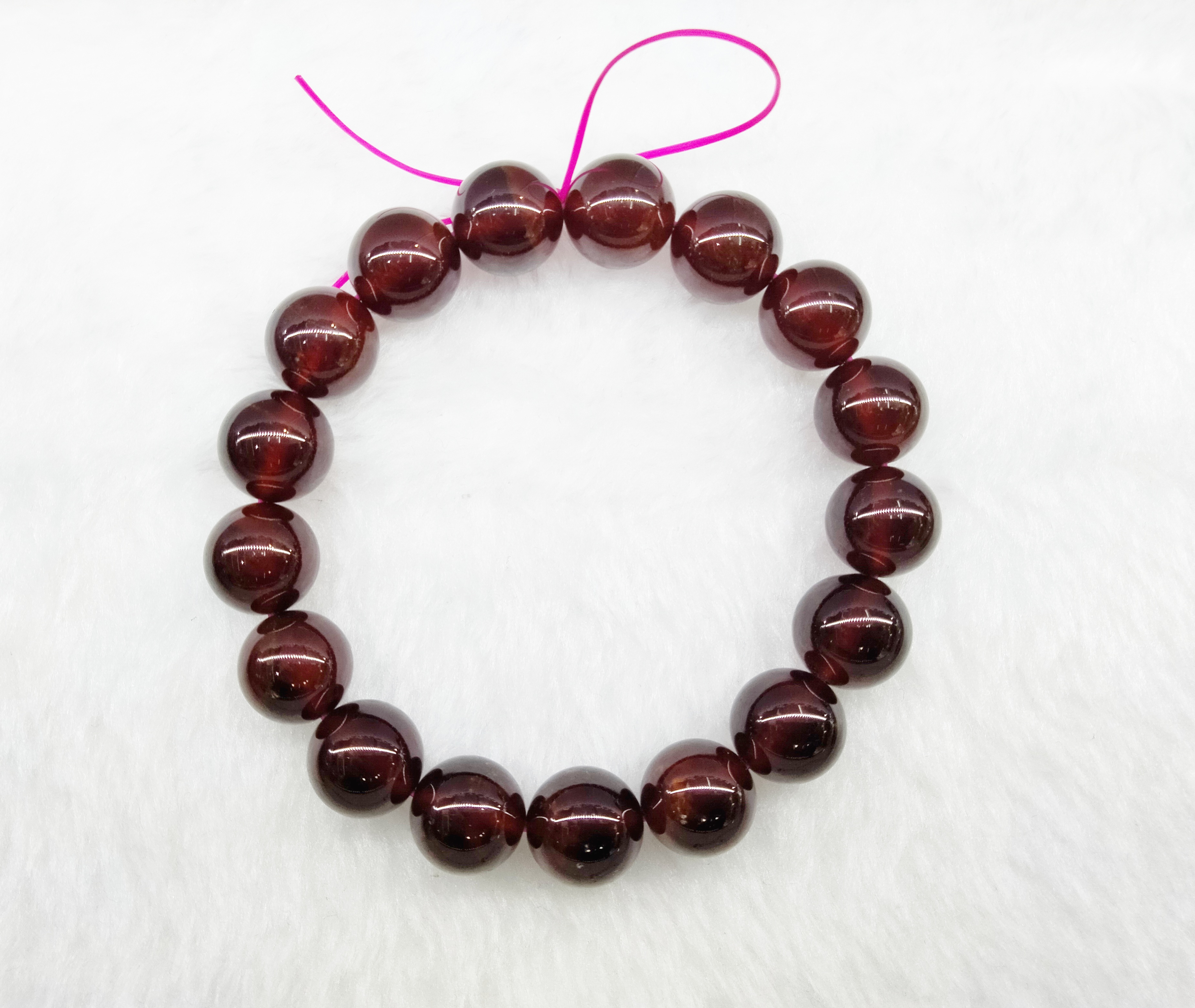 高貨石榴石手串 (12+mm)