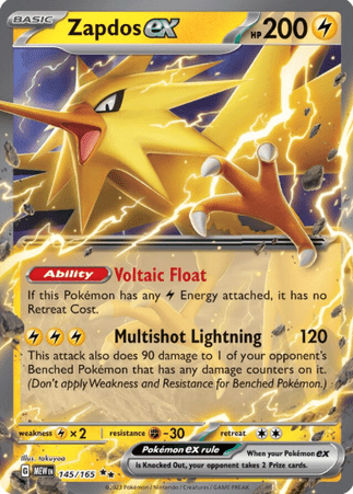 Pokemon TCG Scarlet & Violet 151 - Zapdos EX-145/165