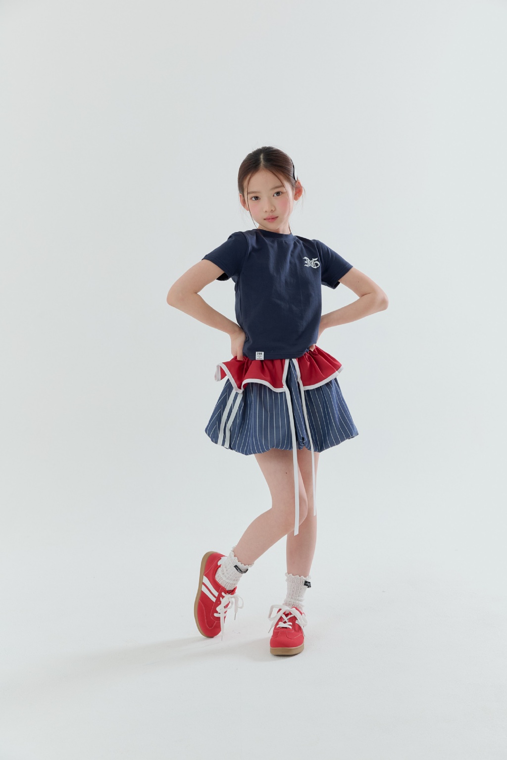  【預訂】 韓國直送 南大門童裝 造型英文上衣