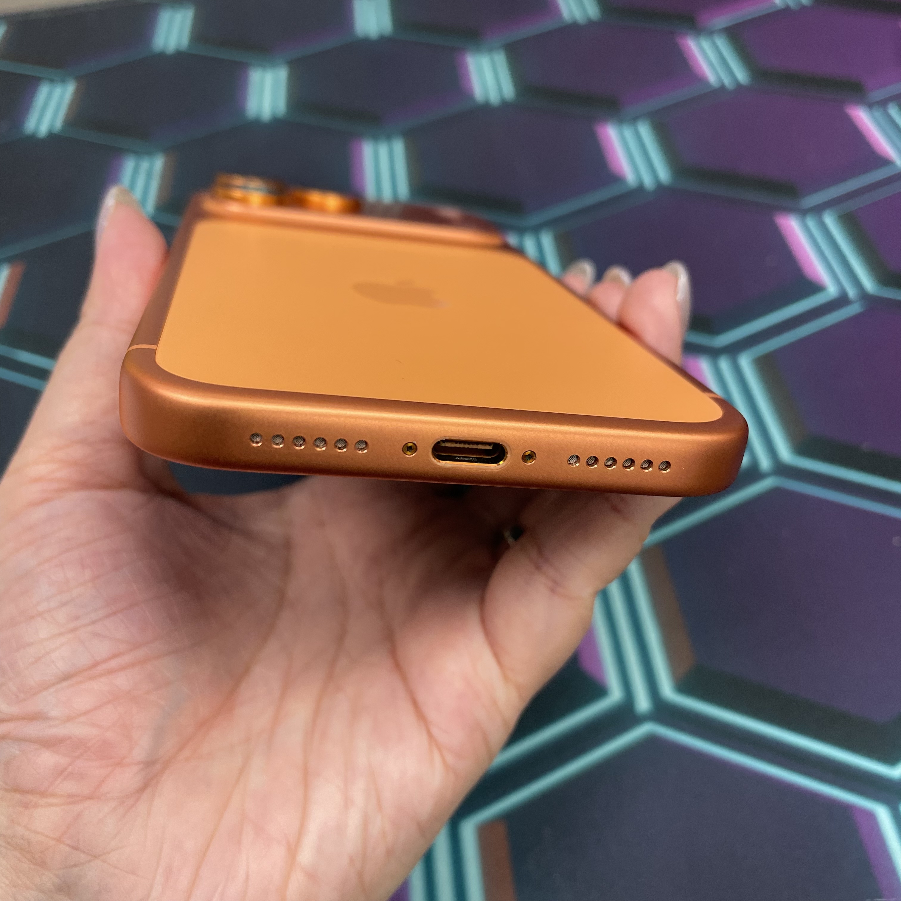*6876 17 Pro max 完美機 256GB 電100 橙色 orange