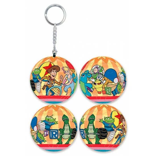 📦訂購 台灣代購 Disney 迪士尼 Toy Story 反斗奇兵 24片球形鎖匙扣拼圖