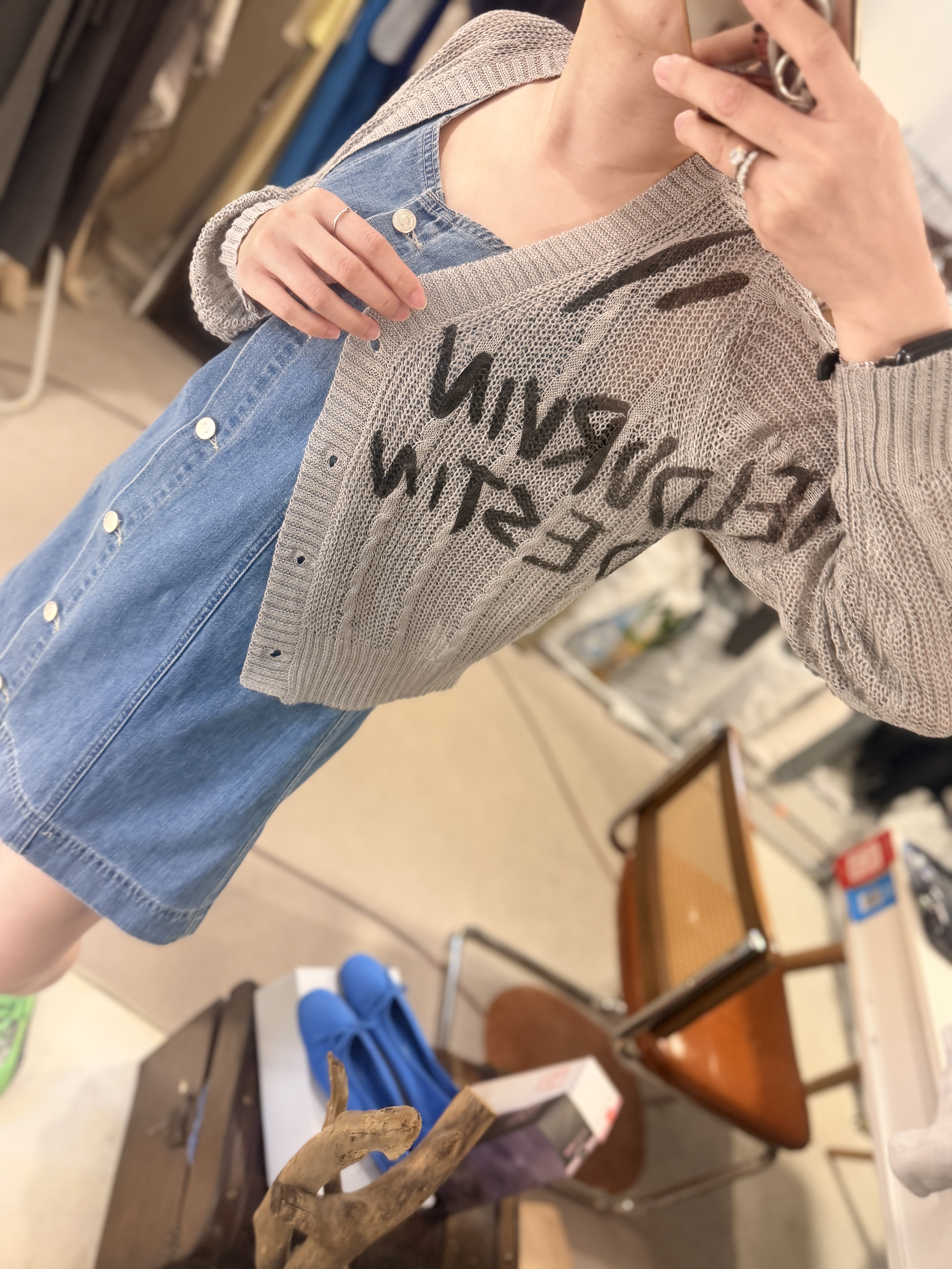 Graffiti cardigan 