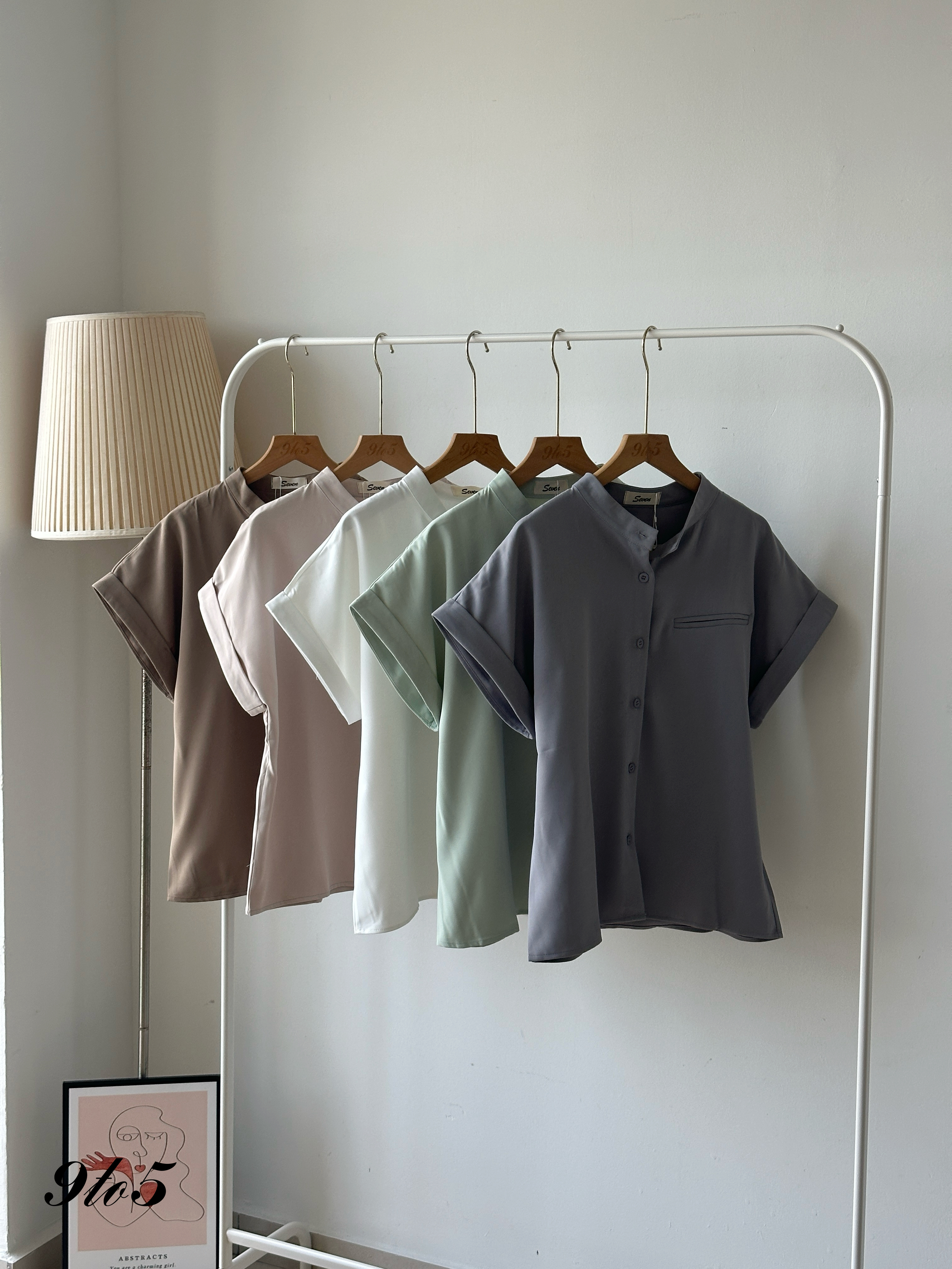 T4119 Cape Sleeve Shirt - 5 Colors 