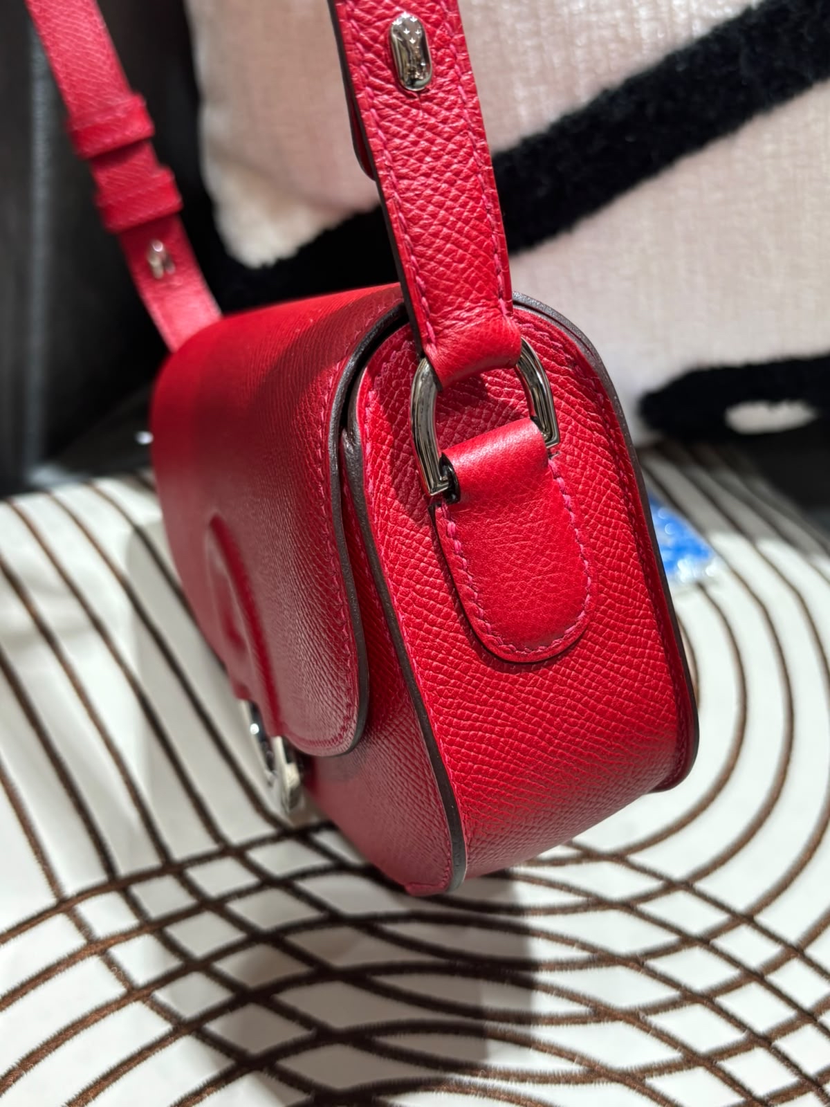 Hermes cherche midi mini shoulder bag STAMP A Epsom 牛皮 100%Authentic, 95% new ✅dust bag 