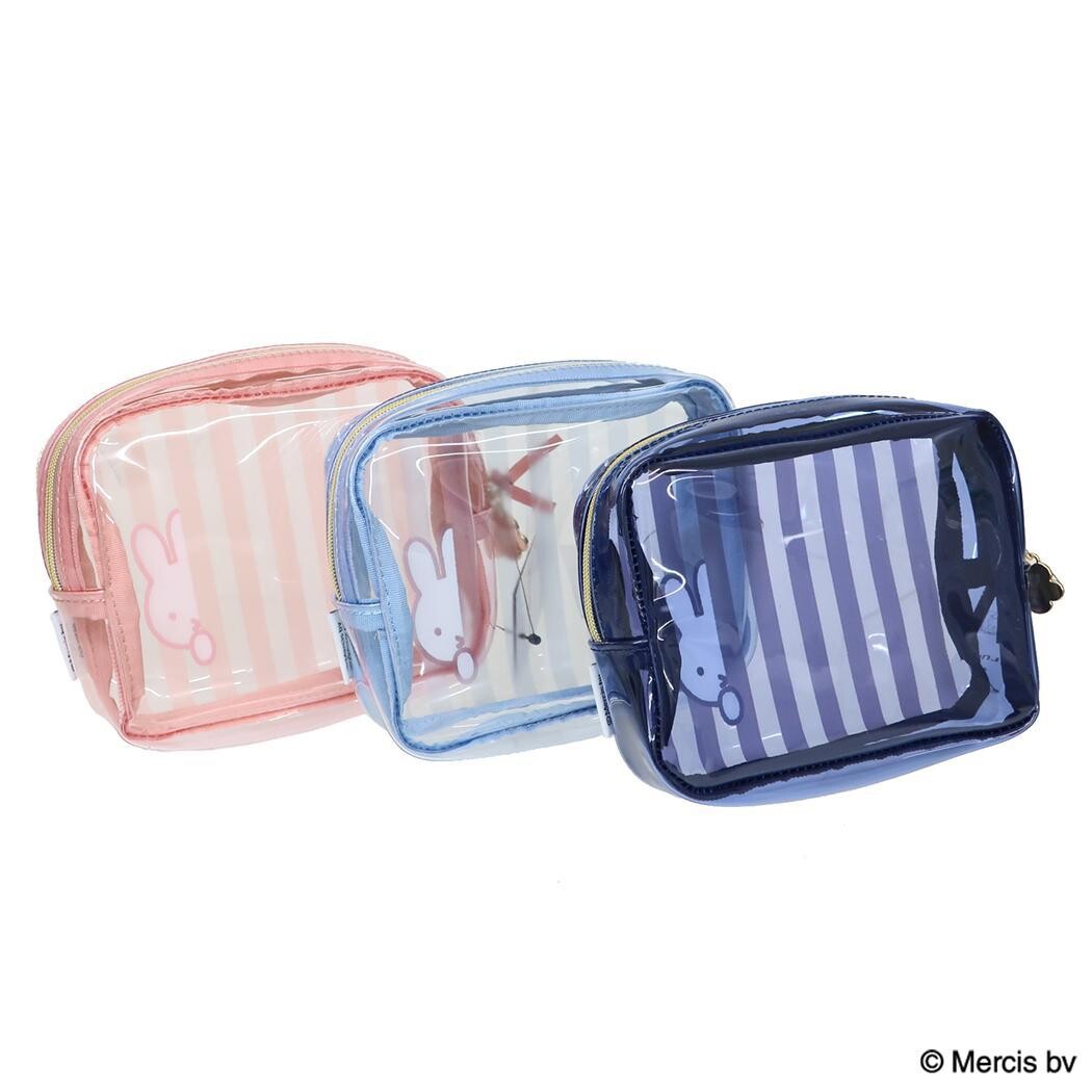 預購 miffy peekaboo 透明方形pouch  miff-248d