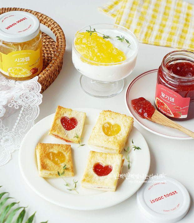 韓國 Isaac Toast 特製吐司果醬 4款任選｜奇異果 / 蜜桃 / 蘋果 / 草莓｜Fruit Jam