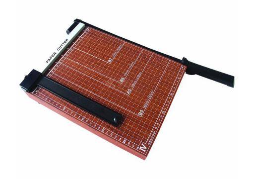 Paper Cutter 10x12 / 12x15 – Wooden Base Guillotine Trimmer | Stainless Steel Blade & Safety Lock | A4 Paper Cutting Tool