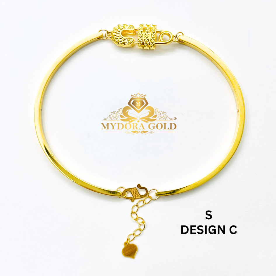 MYDORA Gelang Fashion Safety Pin Series l EMAS 916/22K