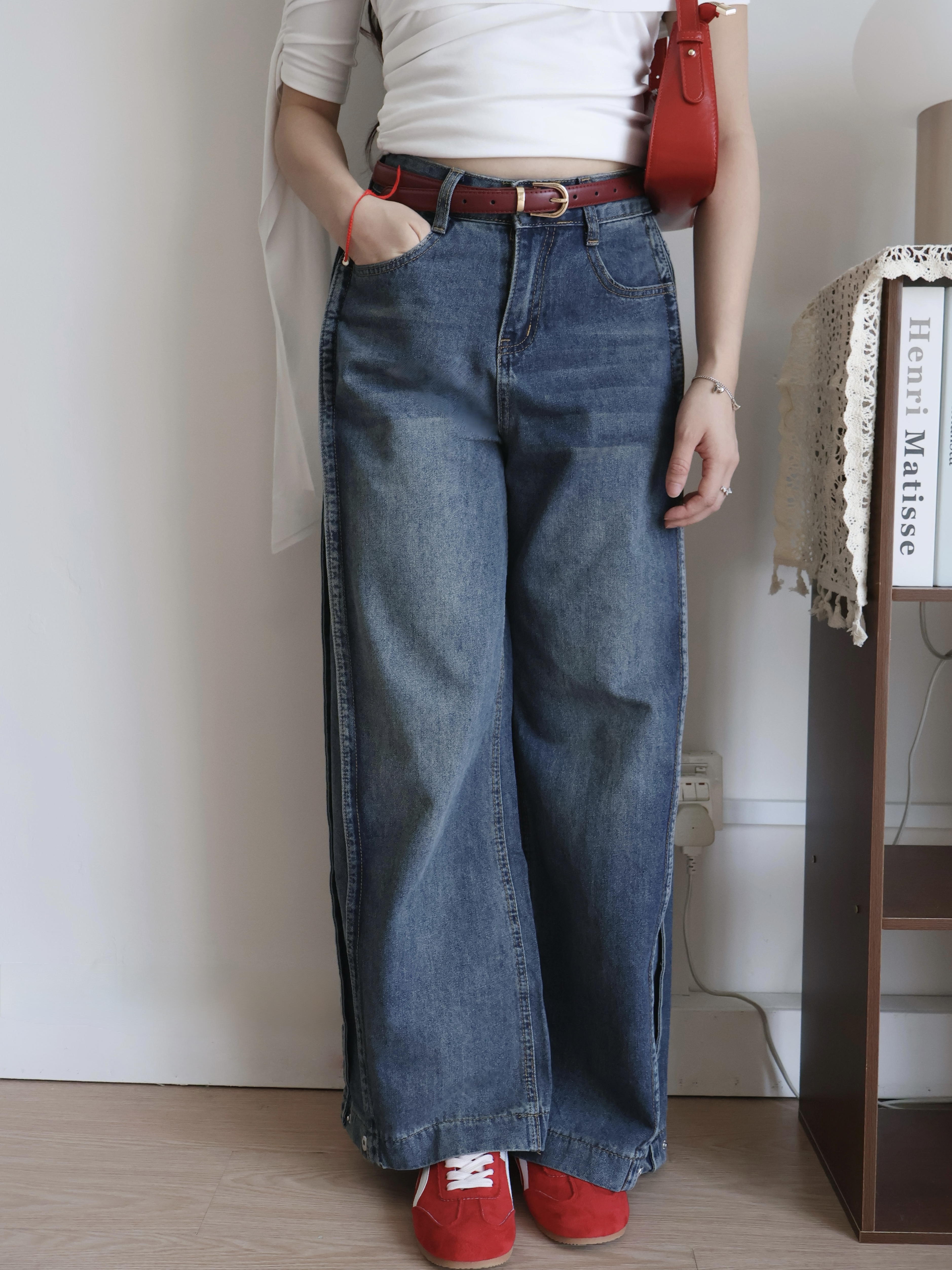 Arrow Straight Leg Jeans | Blue
