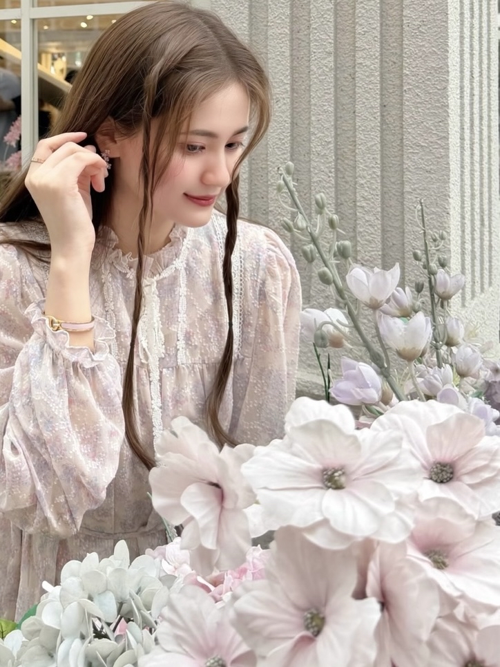 #HANNA-made# Garden Sonnet in Bloom Dress