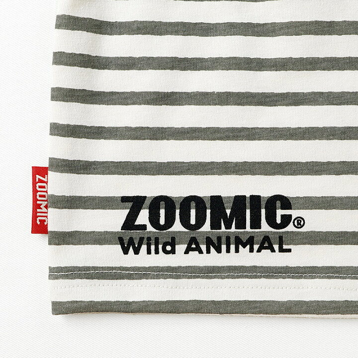 🇯🇵預訂 日本直送🇯🇵Zoomic兩色立體動物耳朵翻蓋條紋短袖T恤