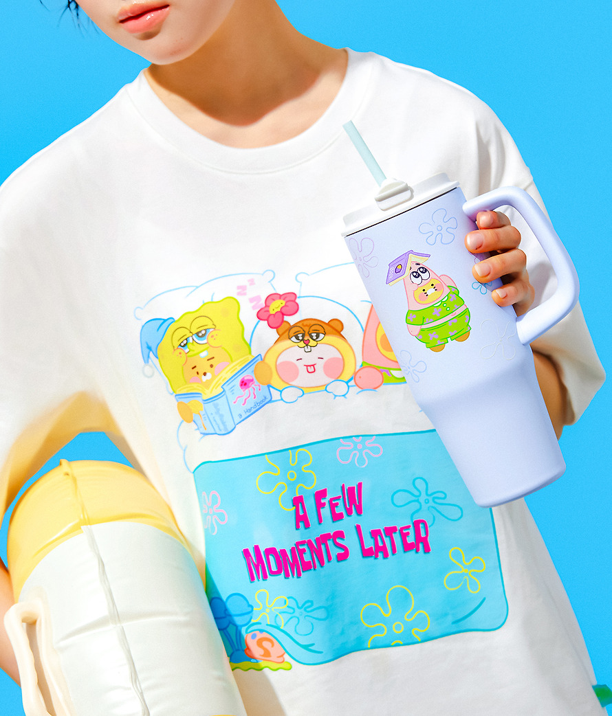 海綿寶寶 X Kakao Friends 不鏽鋼杯 (1000ml)