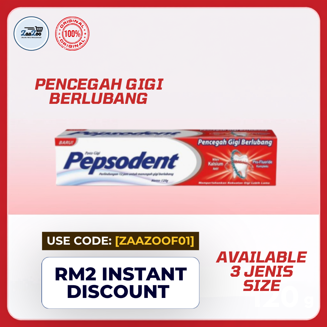 Pepsodent Toothpaste Cavity Fighter 75g / 120g / 190g