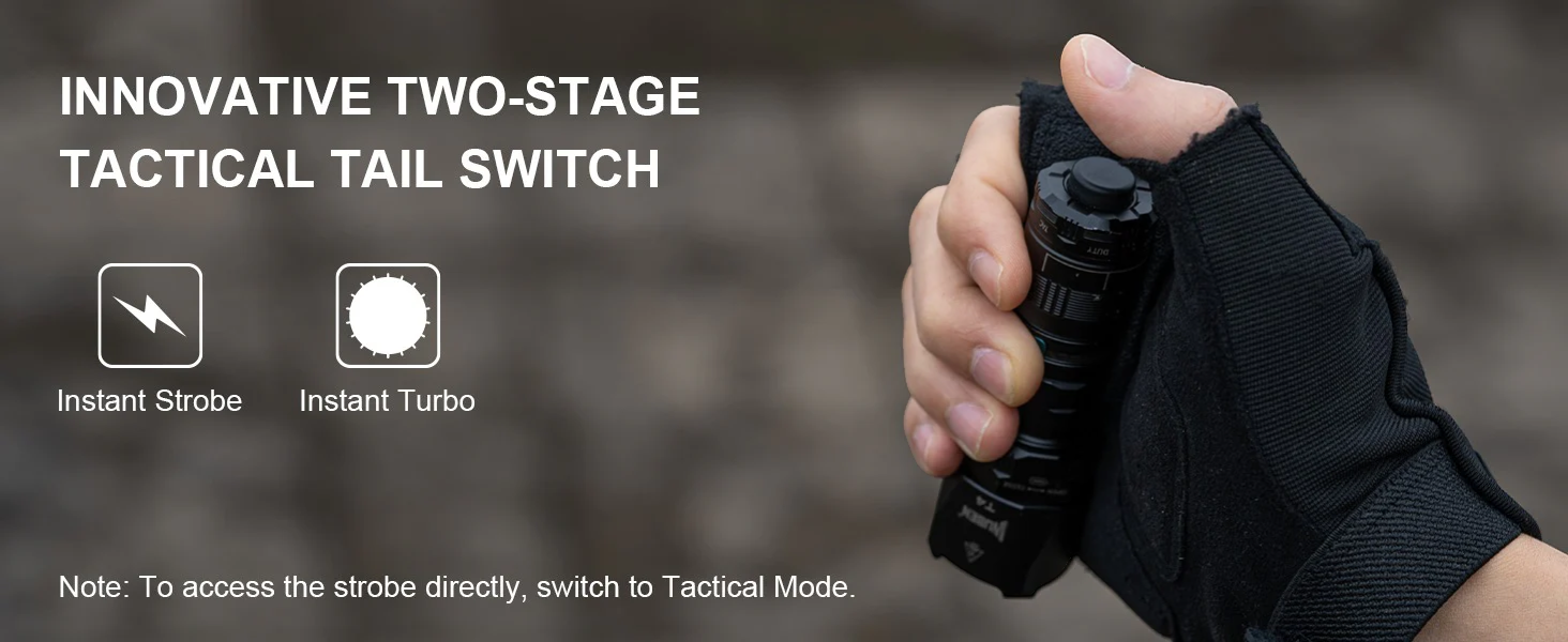 Wuben T4 戰術／執勤手電筒