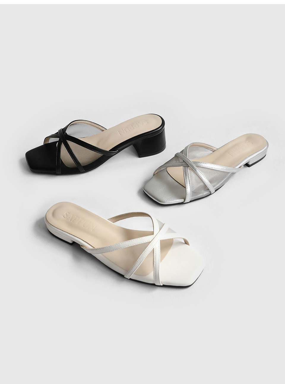 [代購] Sappun Verony Sandal Mules (1.5 / 4cm)