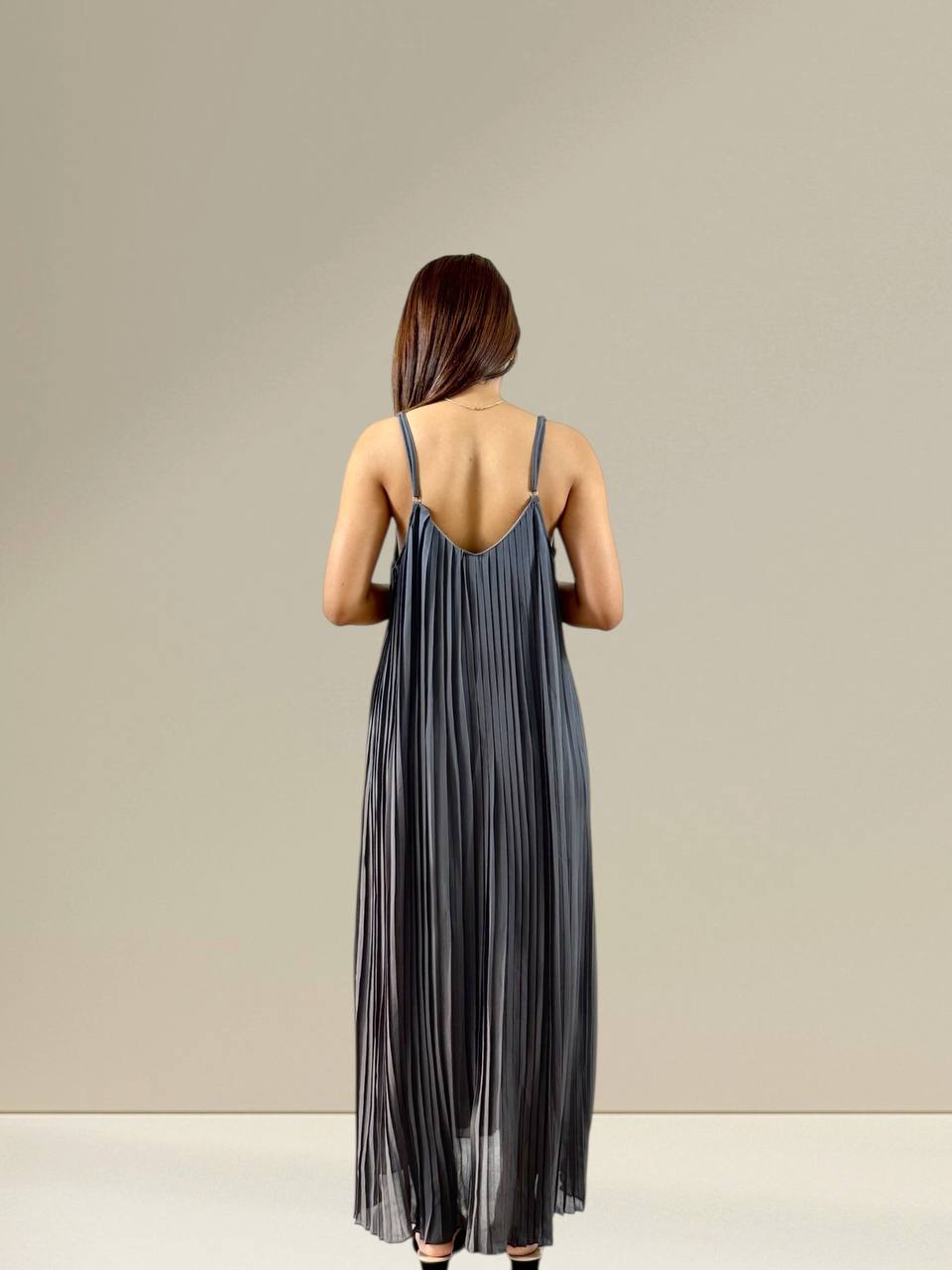 W6601A - Pleated Dress