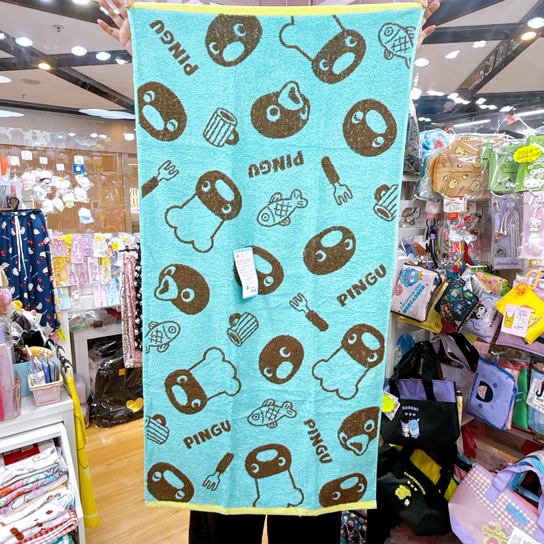 日本直送本店獨家發售比卡超 Mario 鬆弛熊Miffy Snoopy Mario Pingu大浴巾
