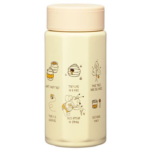 Skater Winnie the Pooh 八角形 不鏽鋼保溫水樽 350ml 