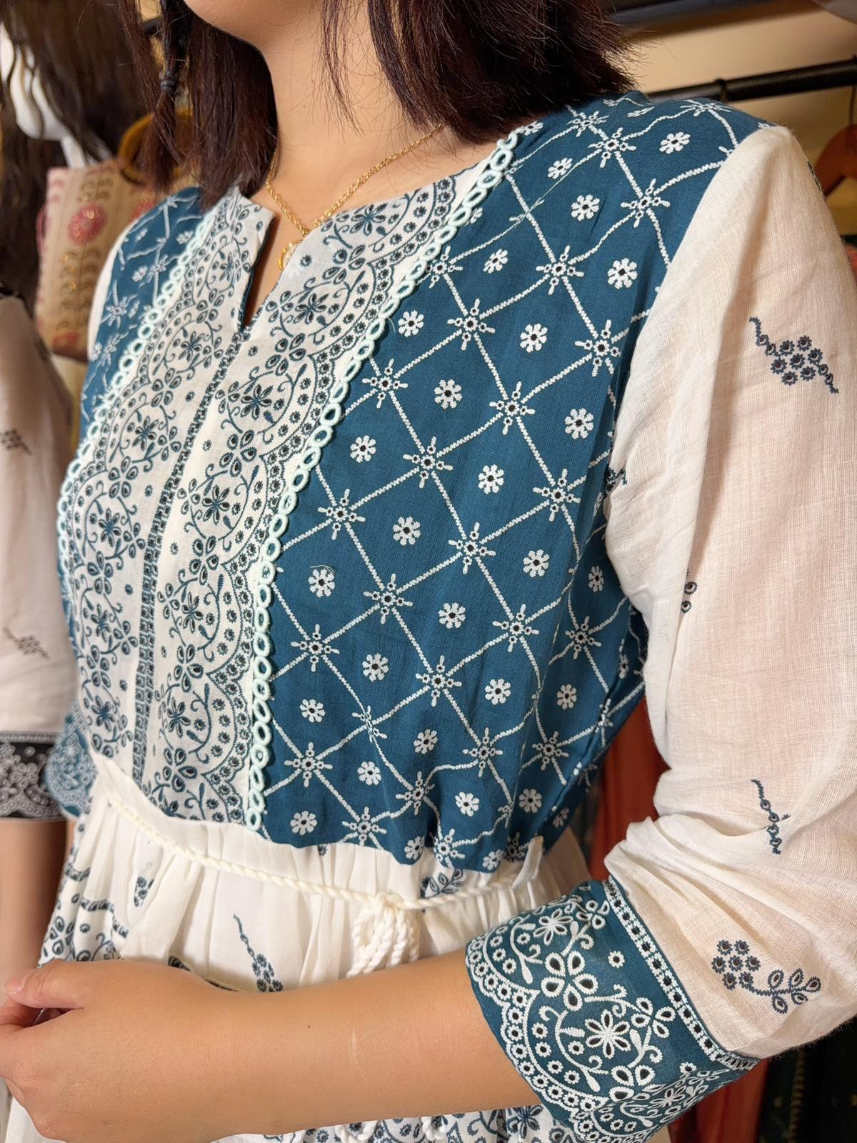 Blue BB Cotton 3-Tier Cake Short OP 35.5" #1372