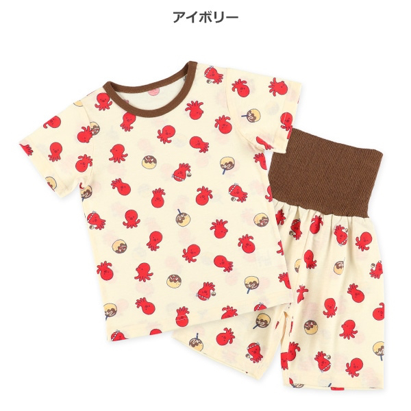 🇯🇵預訂 日本直送🇯🇵章魚燒滿印包腹短袖家居服上下套裝