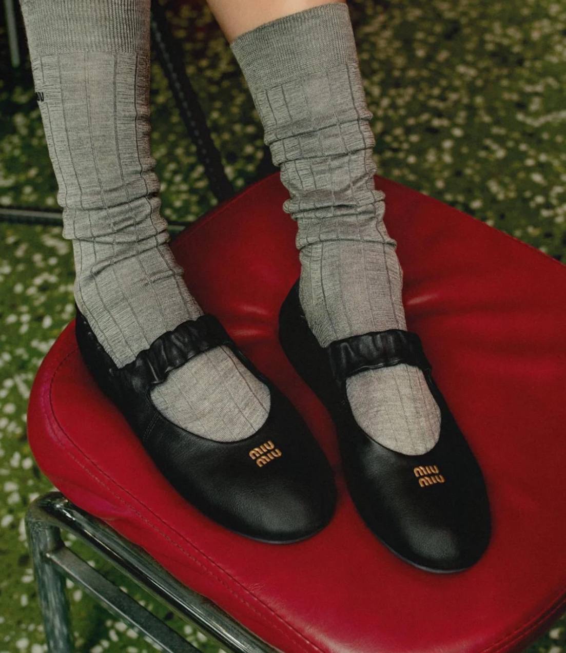 限時優惠💖訂貨📮MIUMIU Ruches 平底鞋 Size 36/36.5/37/37.5/39/41