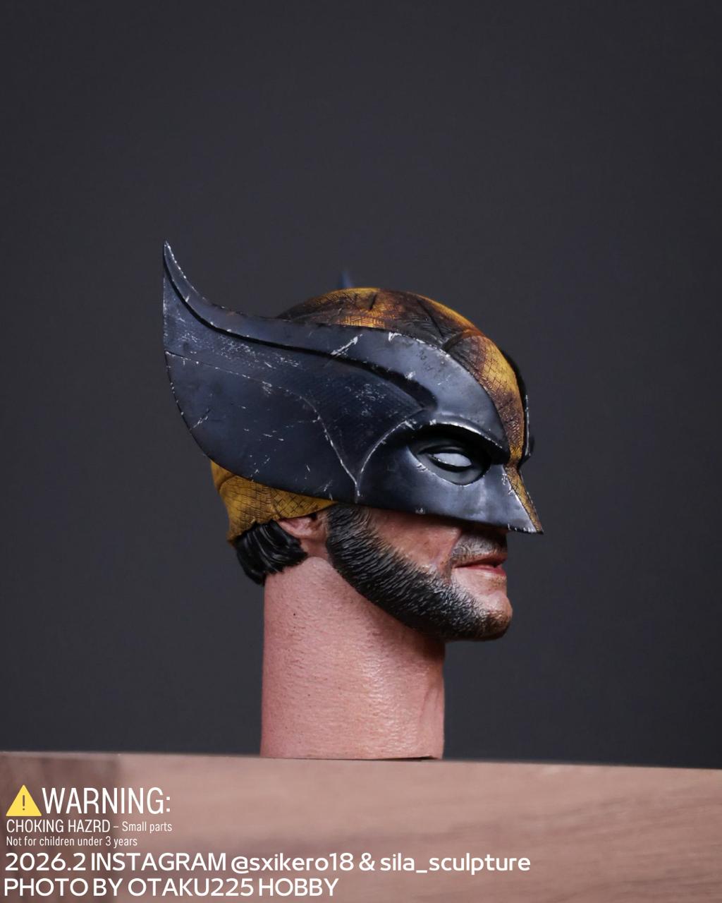 狼人戰損半面具頭雕 Wolverine Half Masked Head Sculpt project