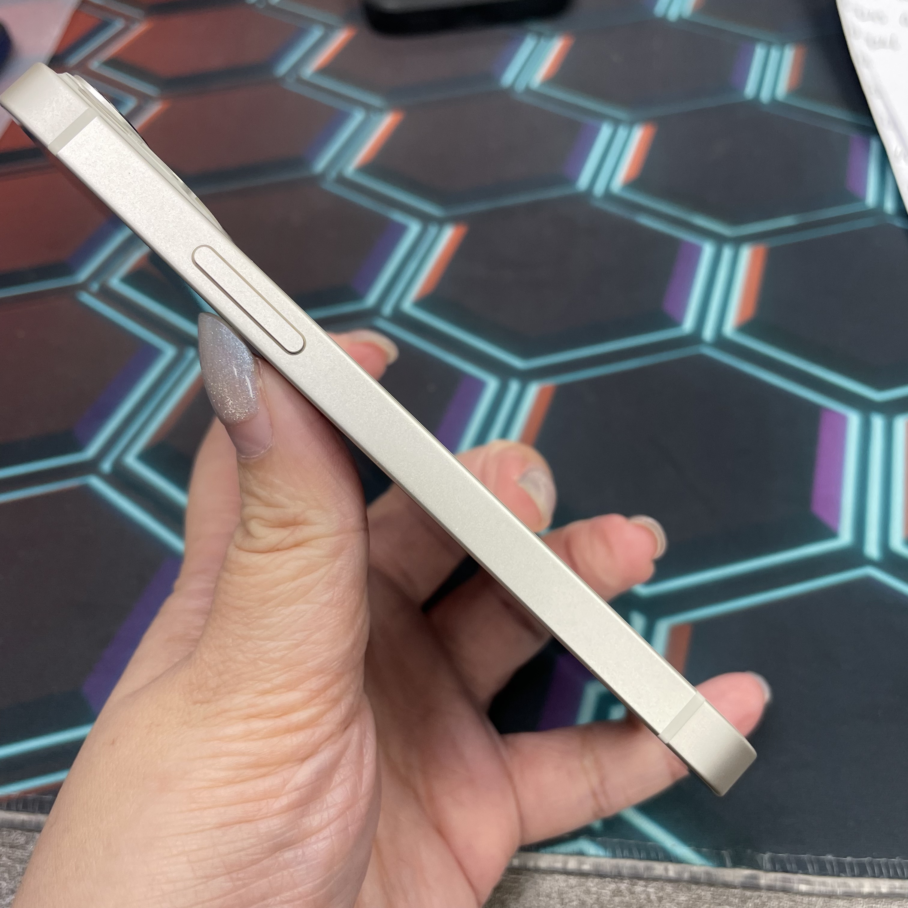 *7246 13 mini 完美機 128GB 電79 白色 white
