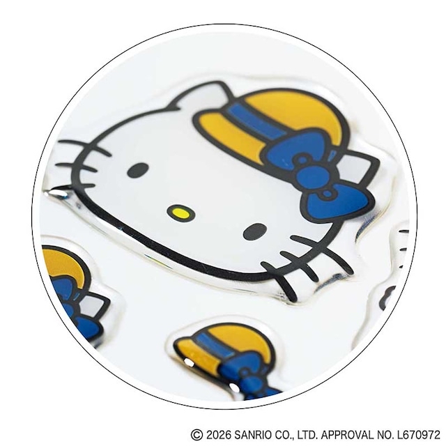 🎀【預訂】Kitty 化妝包 + 貼紙 - リンネル 2026年8月号増刊