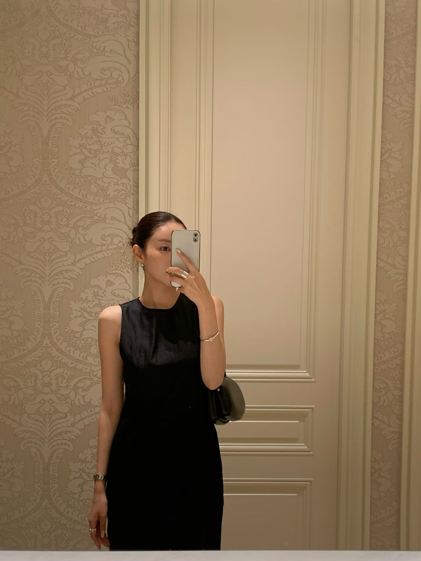 Elegant one piece long dress (with inner dress)